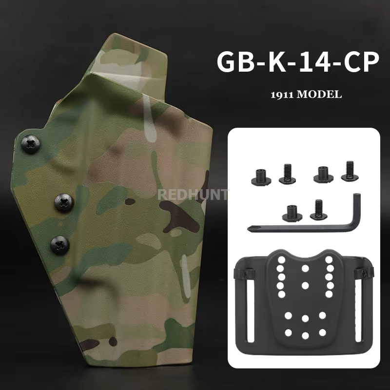 Funda kydex táctica para Glock G17 – Cintura con retención - imagen 2