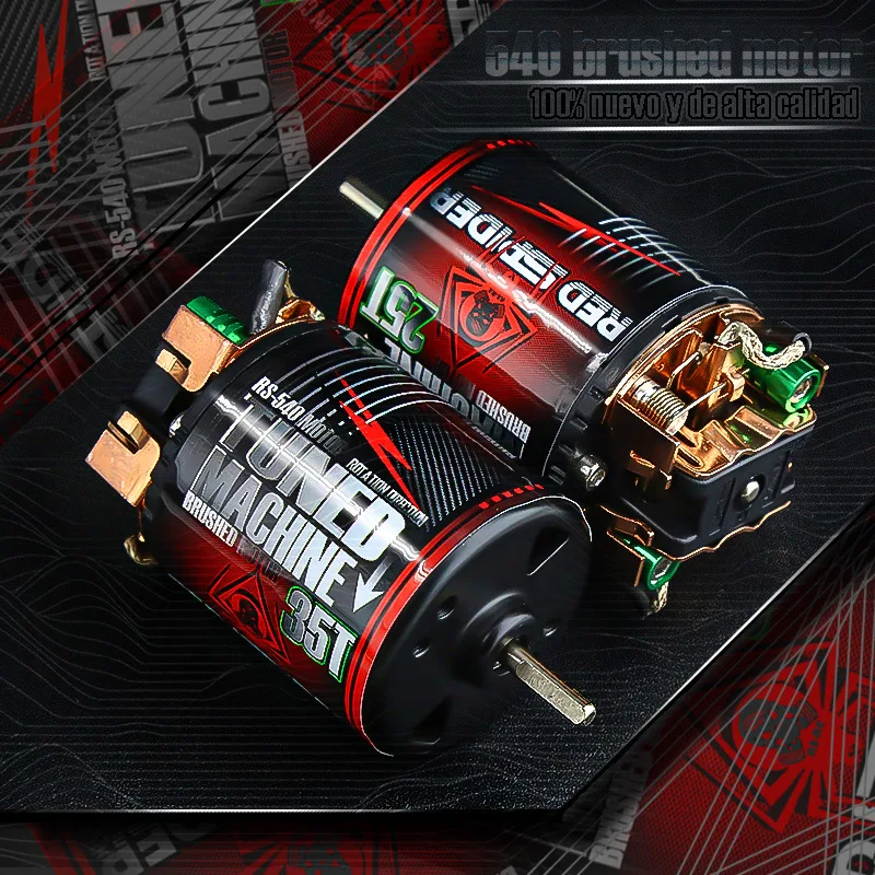 Red Spider Motor 540 impermeable con escobillas para crawler RC 1/10