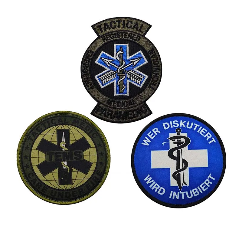 Parche táctico médico TEMS paramédico doctor – para mochila - imagen 3