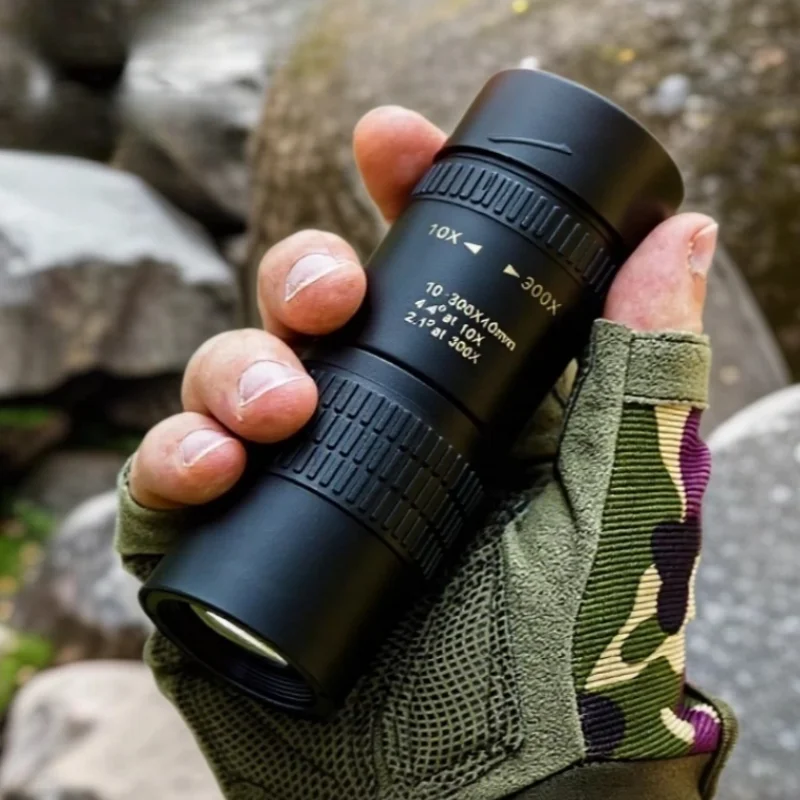 Prismáticos Zoom HD BAK4 con enfoque largo alcance, camping portátil - imagen 4