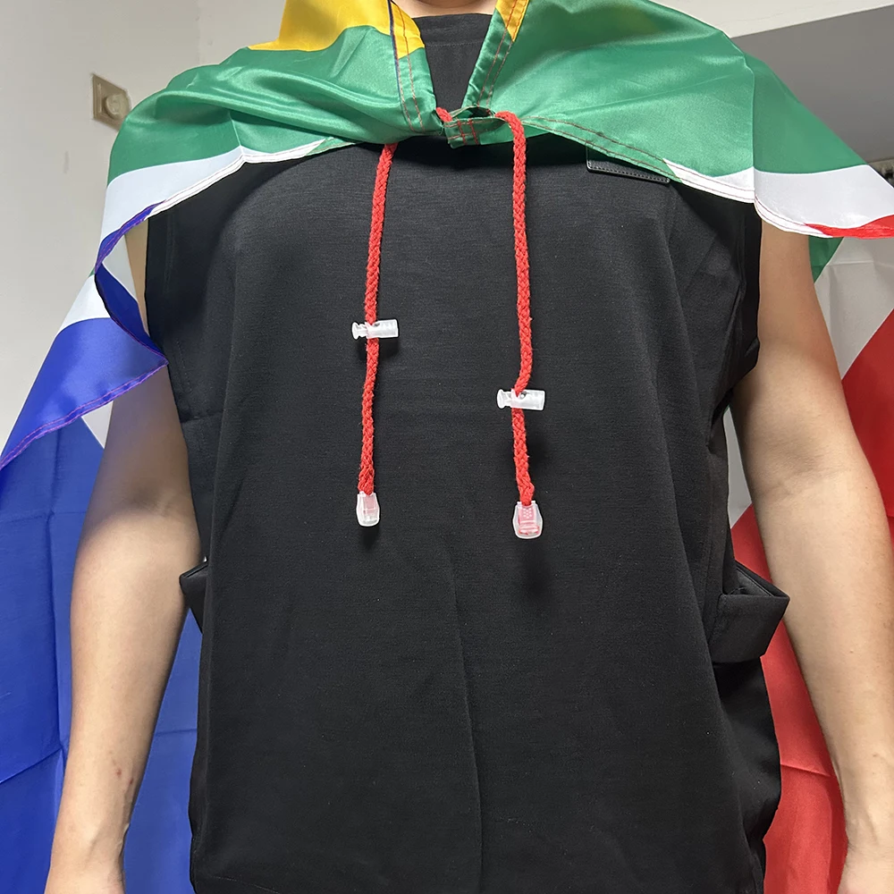 Bandera de Sudáfrica tipo chal poliéster resistente para exteriores - imagen 4