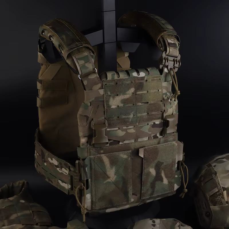 Portaplacas Táctico V2 MOLLE con liberación rápida ajustable - imagen 3