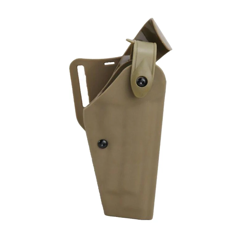 Holster táctico de cintura para pistola airsoft M9 92 A1 de cuero negro - imagen 4