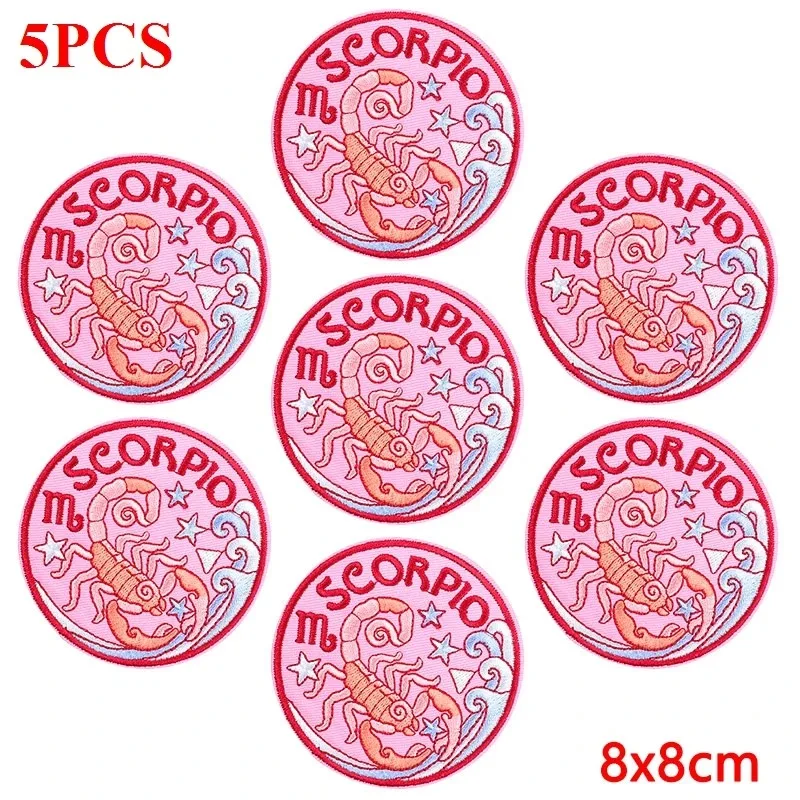 Parche termoadhesivo bordado zodiacal – para jeans, mochila y chaqueta - imagen 2