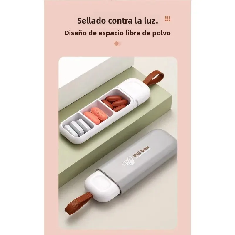Pastillero portátil pequeño para pastillas de un día - imagen 5