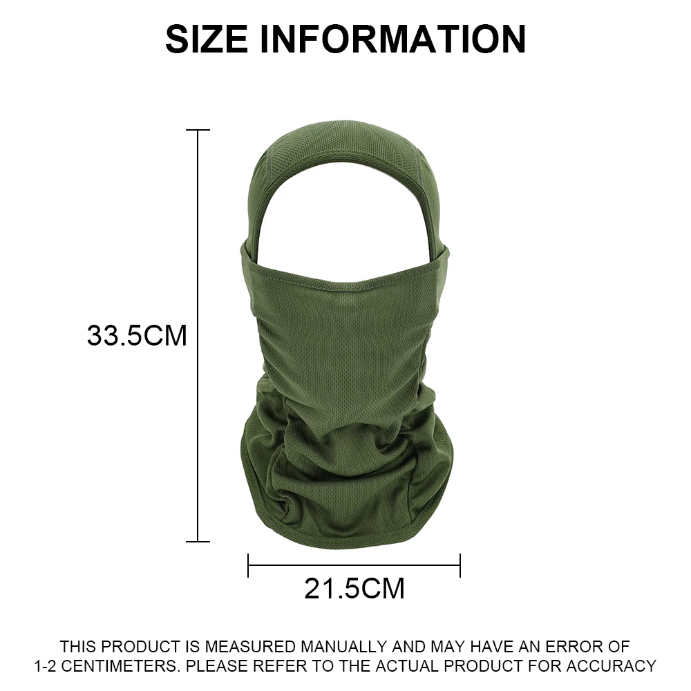 Pasamontañas táctico para esquí en camuflaje