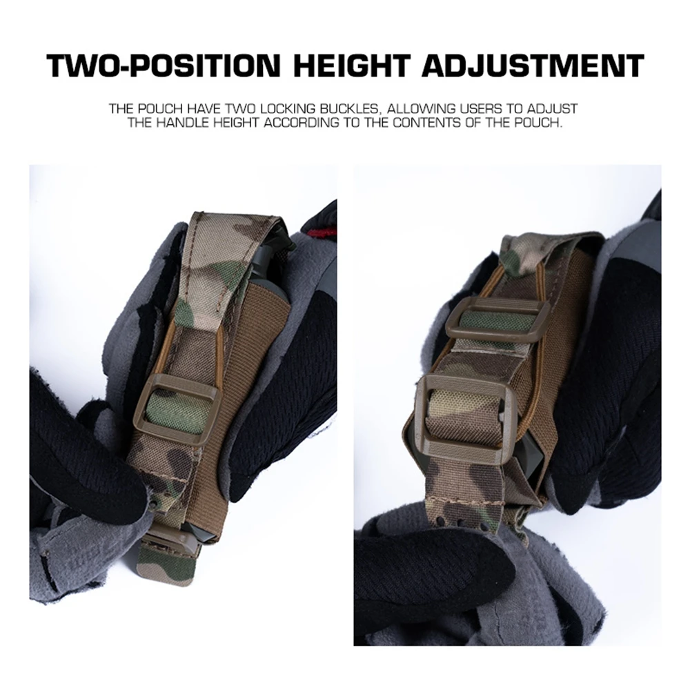 Bolsa MOLLE táctica para torniquete, herramientas y linterna - imagen 2