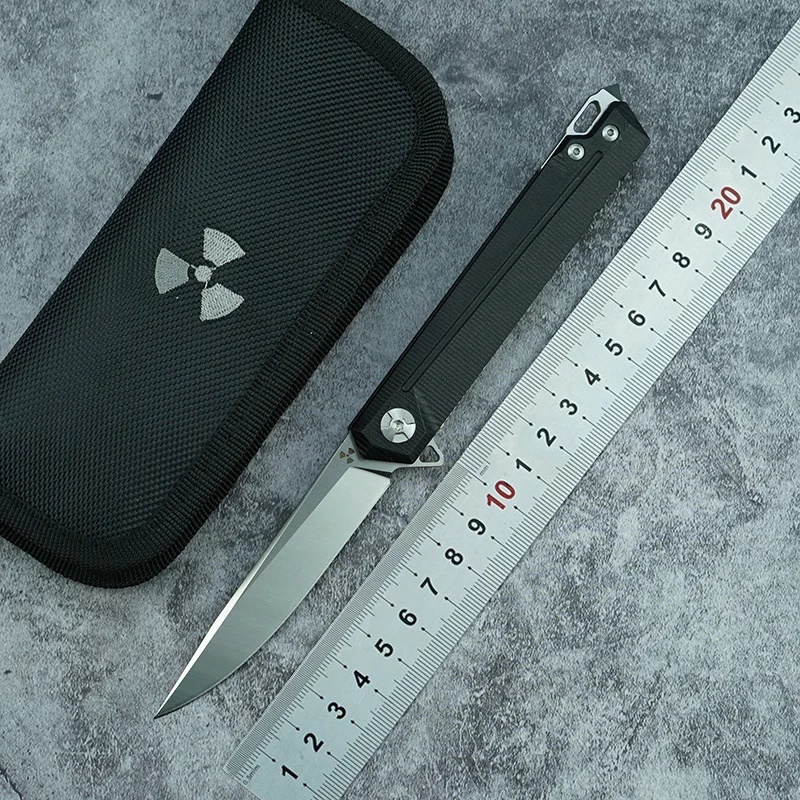 LEMIFSHE JR3311 Cuchillo plegable D2 con hoja G10 y acero - imagen 5