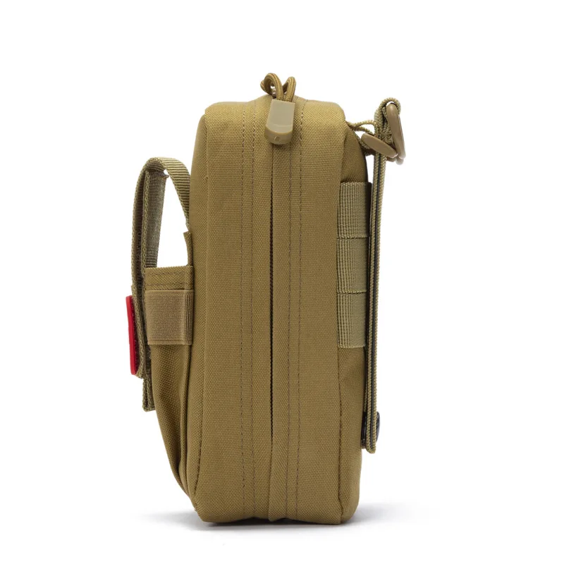 Botiquín táctico MOLLE de nailon – Bolsa primeros auxilios portátil
