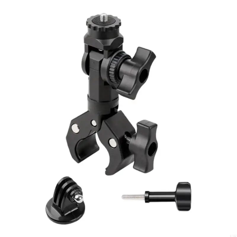 Soporte cámara de acción para moto abrazadera giratoria 360° - imagen 2
