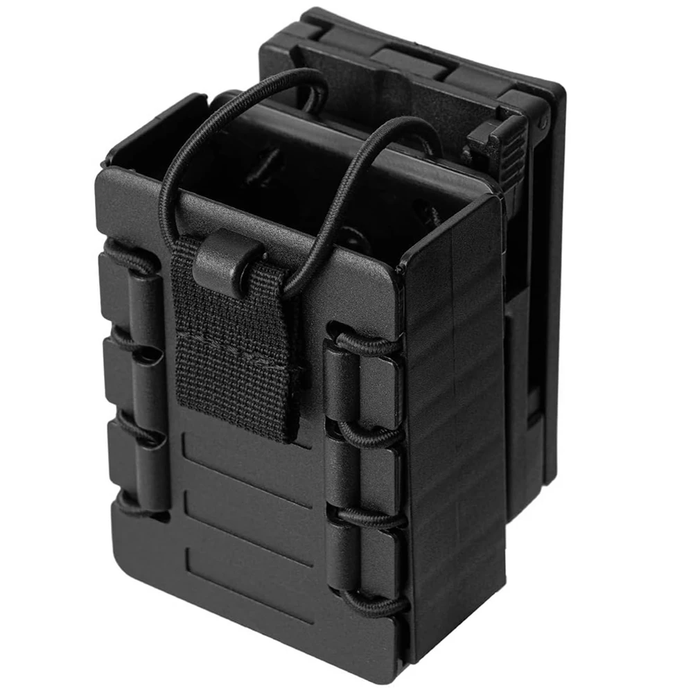 Funda compacta de nailon para walkie talkie con clip cinturón - imagen 4