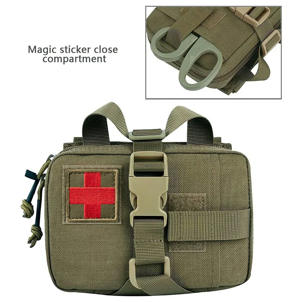 Bolsa médica táctica MOLLE para primeros auxilios - imagen 4