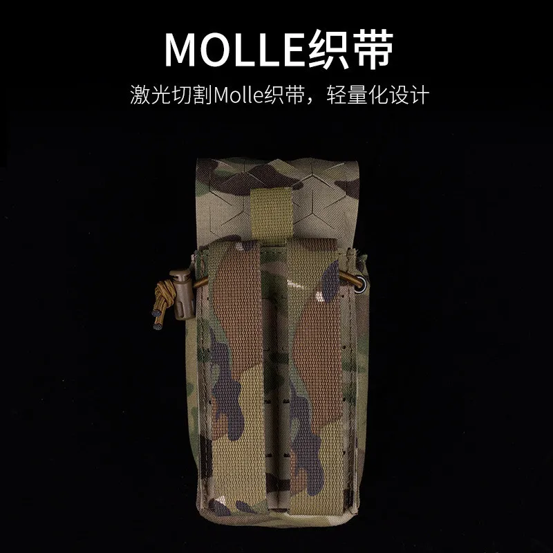 Paquete táctico MOLLE multiusos para walkie talkie y cargadores