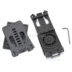 Funda táctica Kydex 360° con vaina de cuchillo y portacargadores