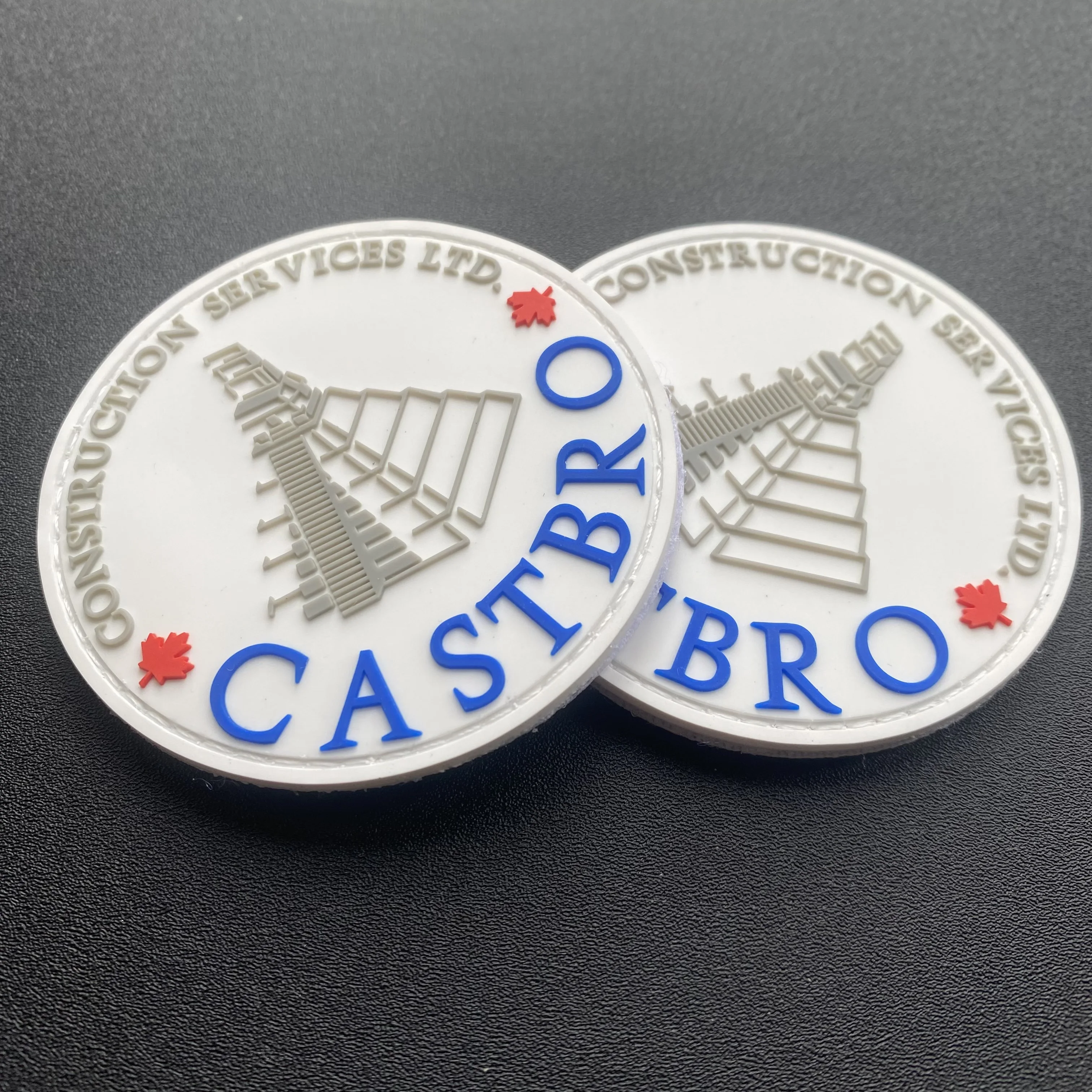 Parches termoadhesivos logo 3D PVC transparente con gancho-bucle - imagen 5