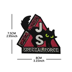 Parche táctico Delta Force insigne bordada para chaleco MOLLE