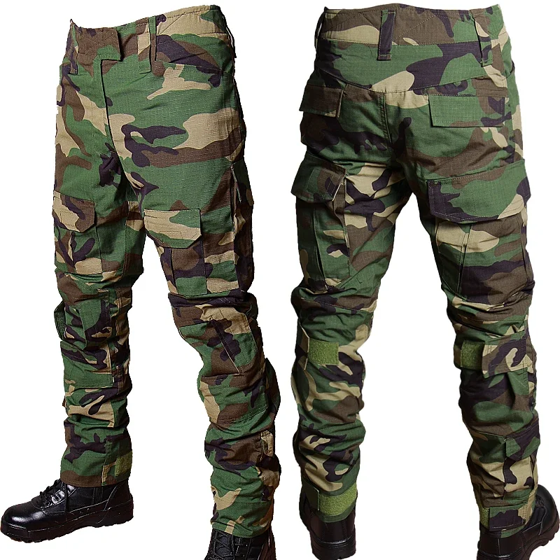 Pantalones tácticos camuflaje combate secado rápido transpirables - imagen 4