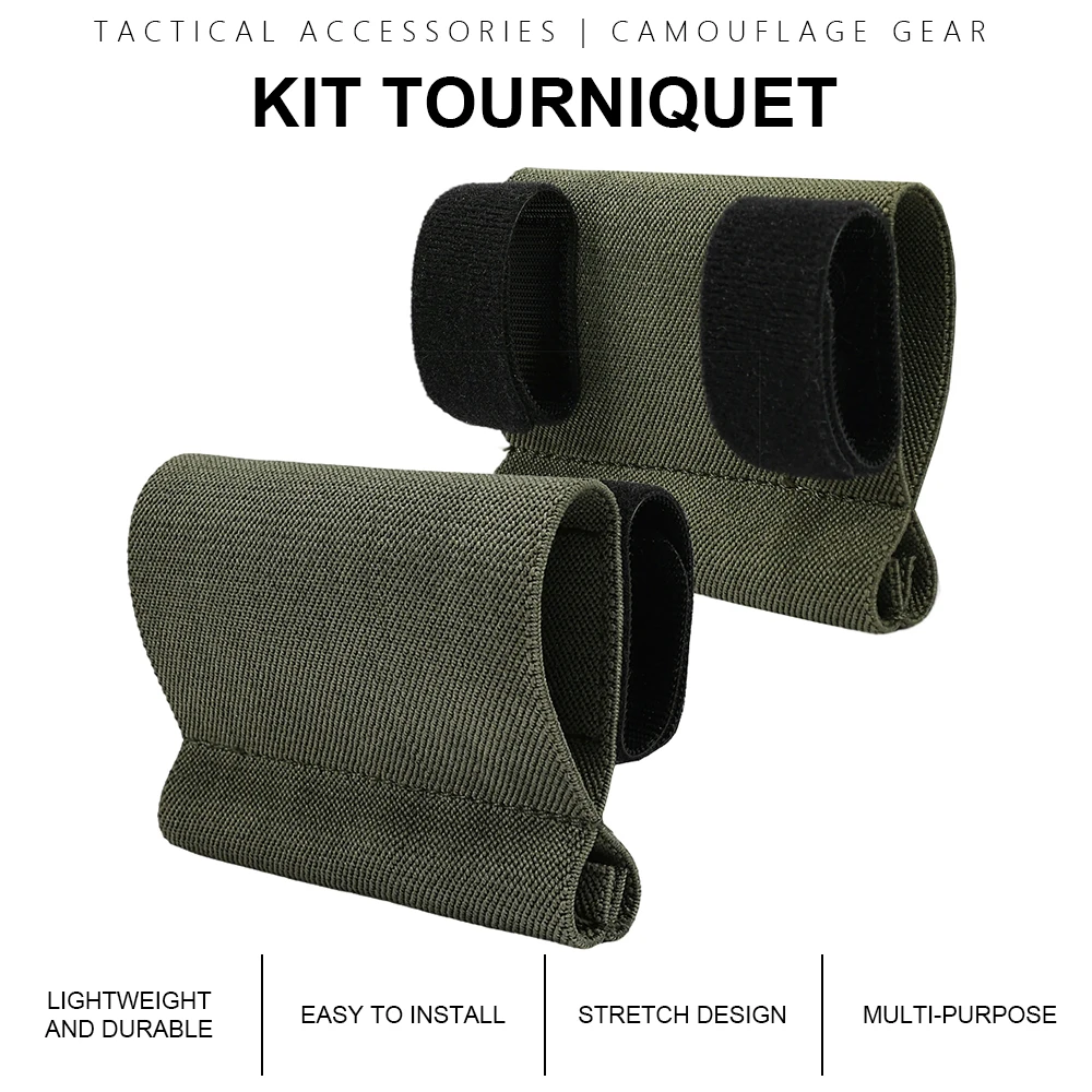 Soporte táctico para torniquete SINAIRSOFT con funda elástica