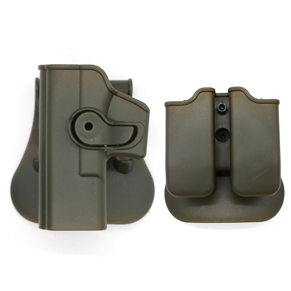 Funda táctica zurda para pistola Glock con cargador extra rígida - imagen 4
