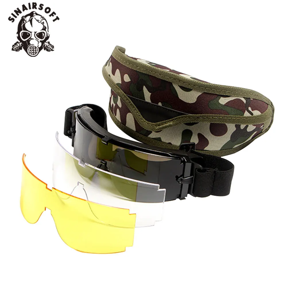 Gafas tácticas USMC X800 para tiro y caza – Protección antiviento - imagen 5