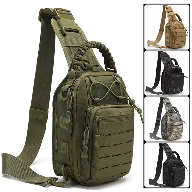 Mi 900D Oxford - Bolso de pecho táctico MOLLE para montaña y camping