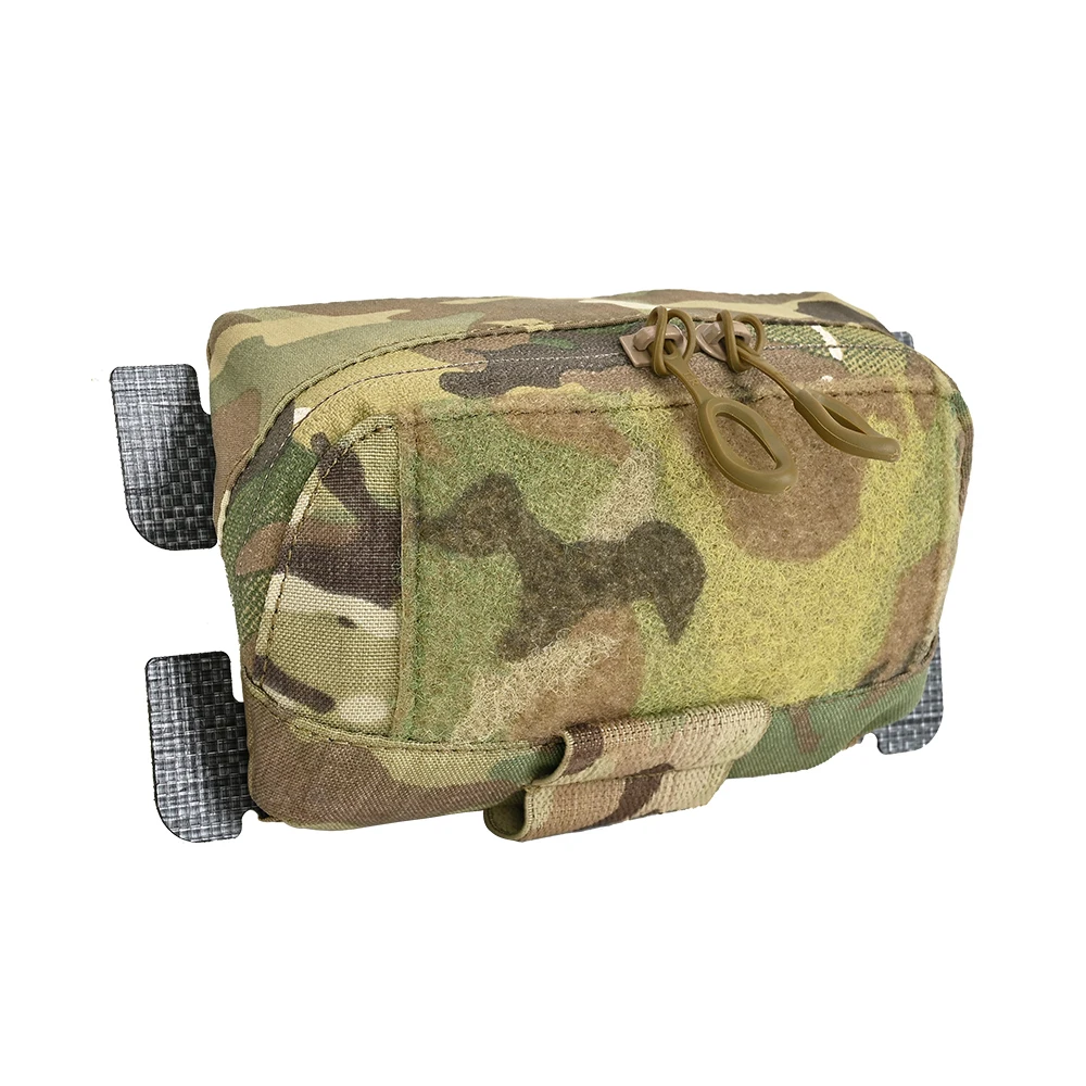 Chaleco porta-placas modular táctico con panel frontal Molle - imagen 2