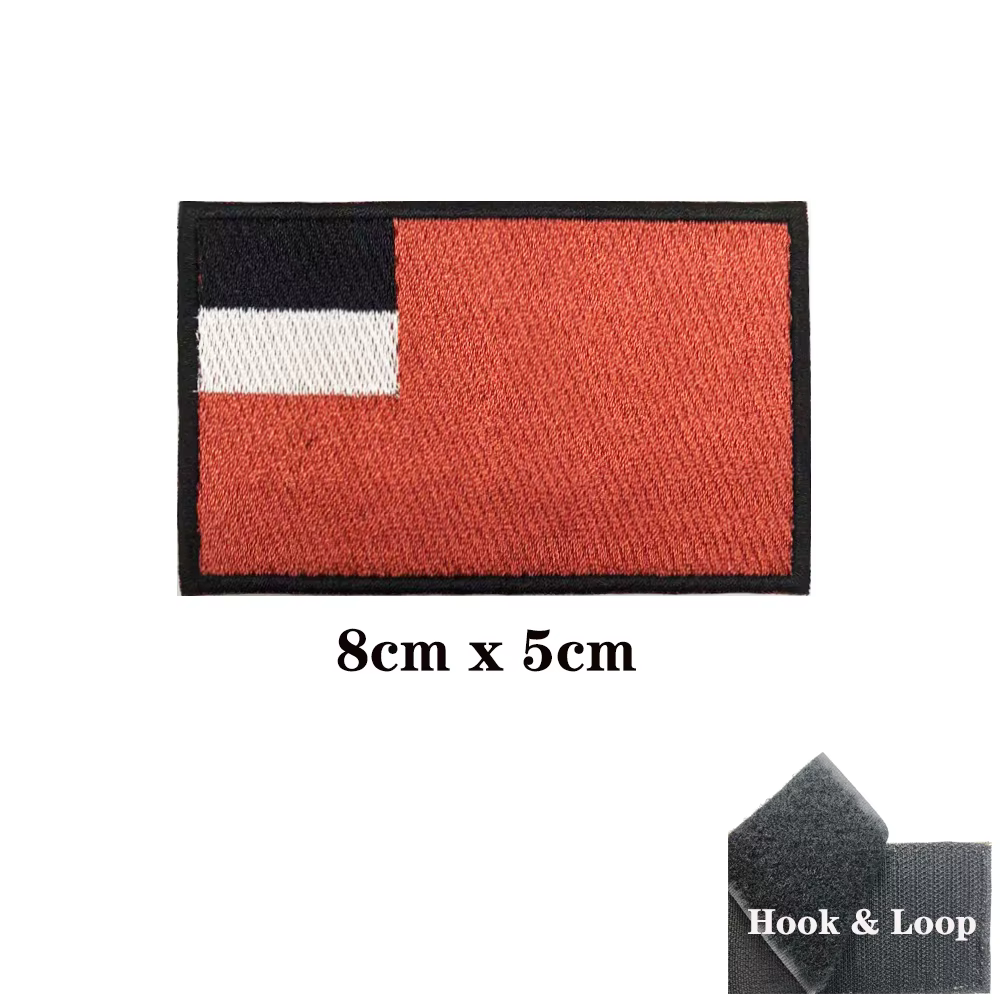 Parche Albania táctico – Bandera bordada con velcro para manga - imagen 2