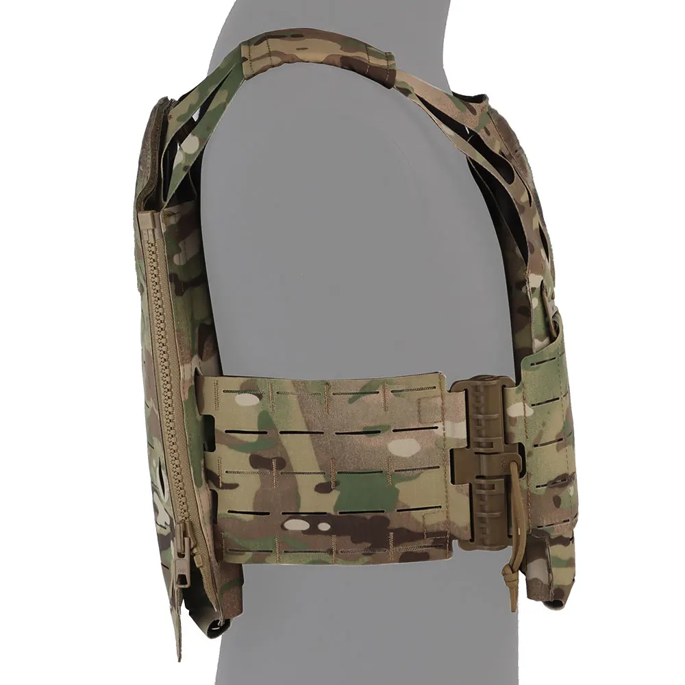 Chaleco táctico MOLLE camuflaje con liberación rápida y portaplacas - imagen 3