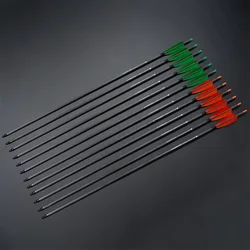 Flechas de carbono para arco recurvo/compuesto con puntas reemplazables