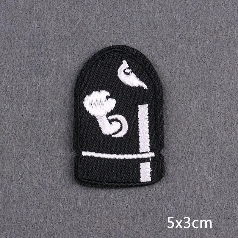 Parche táctico termoadhesivo calavera poker hip hop - imagen 2