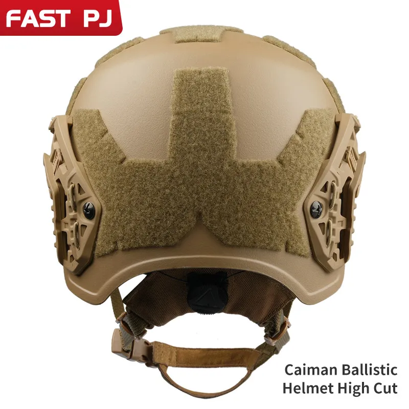 Casco táctico antimotín ABS de corte alto para exterior