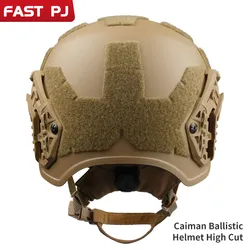 Casco táctico antimotín ABS de corte alto para exterior