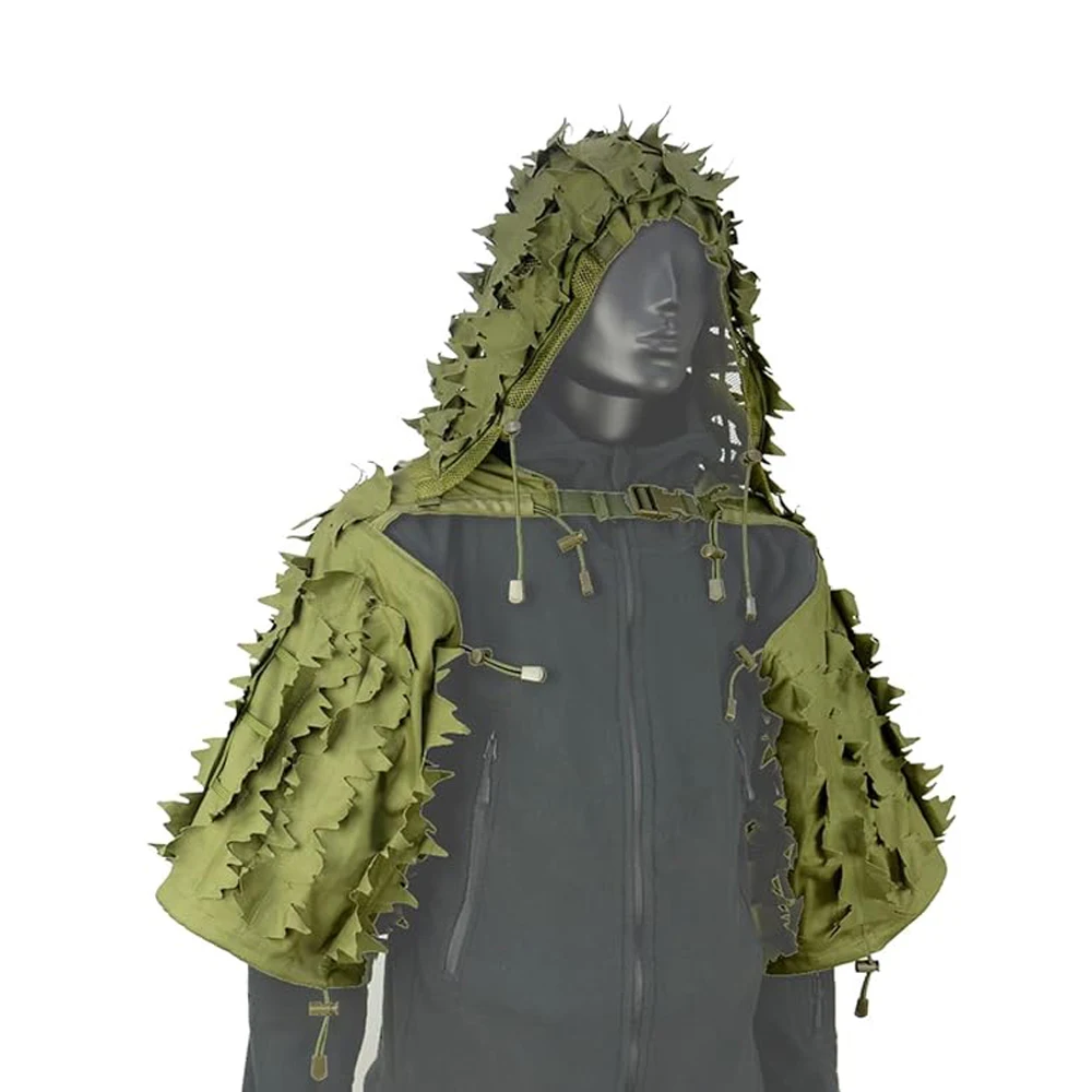 Viper capucha ghillie transpirable con hojas 3D cortadas por láser - imagen 5