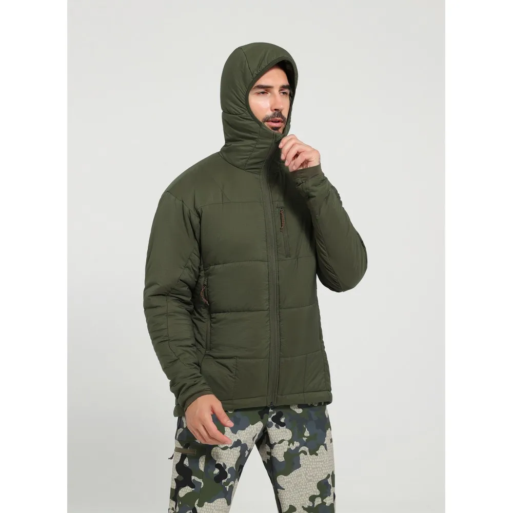 Chaqueta impermeable de nailon aislada para caza en exteriores - imagen 2