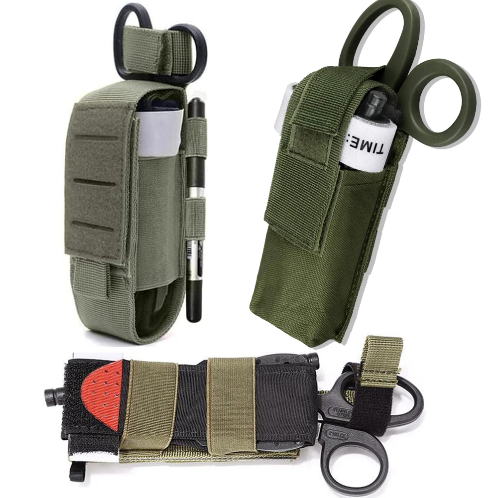 Kit médico táctico IFAK MOLLE con torniquete y tijeras