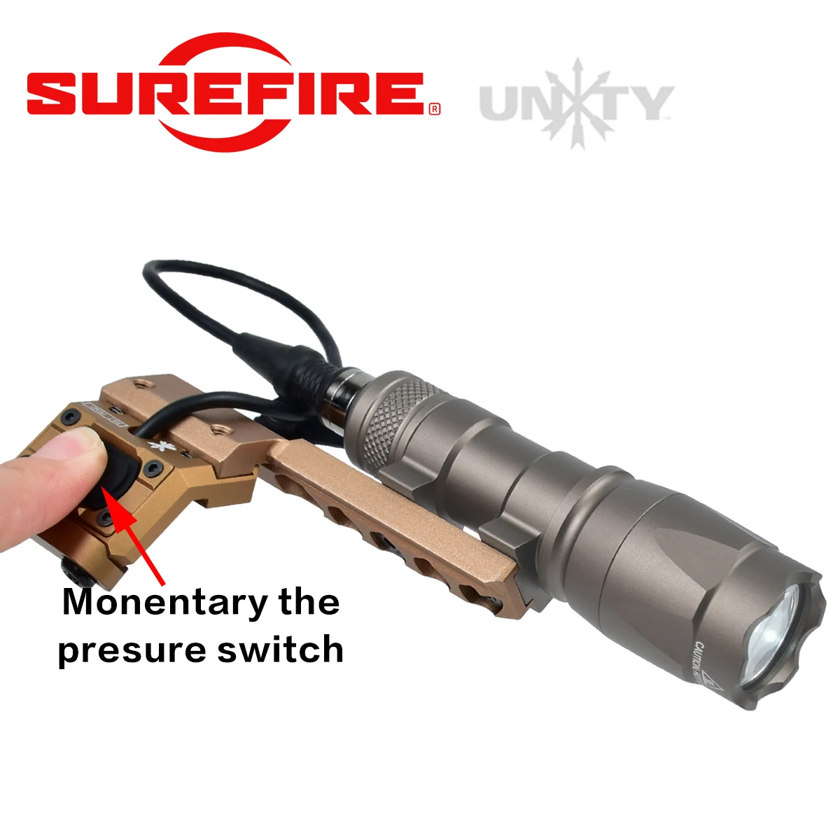 Linterna táctica SureFire M600 Unity LED con interruptor doble - imagen 3