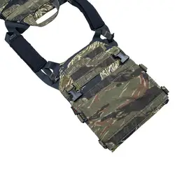 Chaleco táctico ligero JPC 2.0 MOLLE Tiger Spot con correa pecho