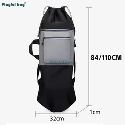 Mochila para monopatín multifuncional con bolsa de transporte