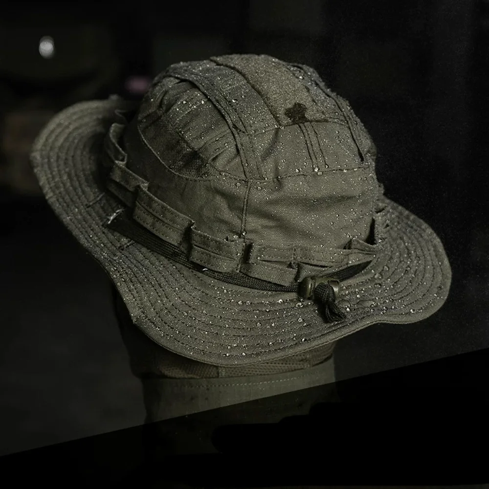 IDOGEAR Sombrero Táctico Boonie Transpirable de Ala Ancha - imagen 4