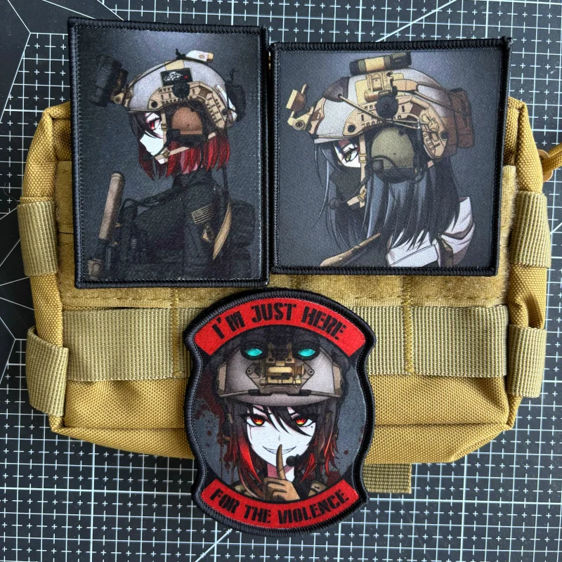 Parche moral táctico con velcro – Diseño para mochila o chaleco MOLLE - imagen 4