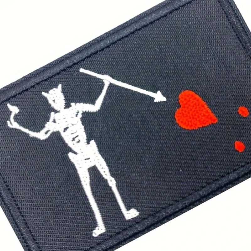 Parche velcro táctico Jolly Roger pirata bordado para bolsa MOLLE - imagen 5