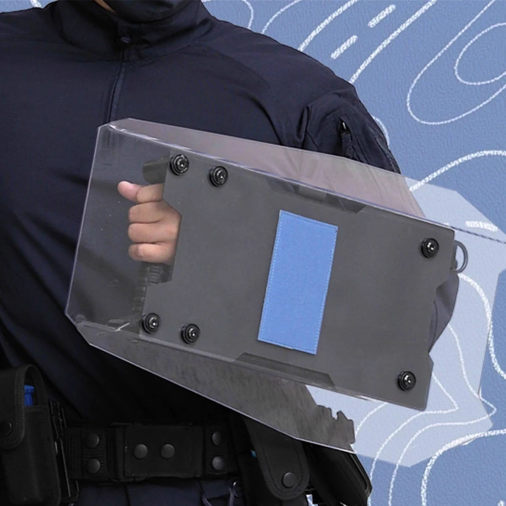 Escudo táctico de policarbonato resistente a impactos y puñaladas - imagen 4