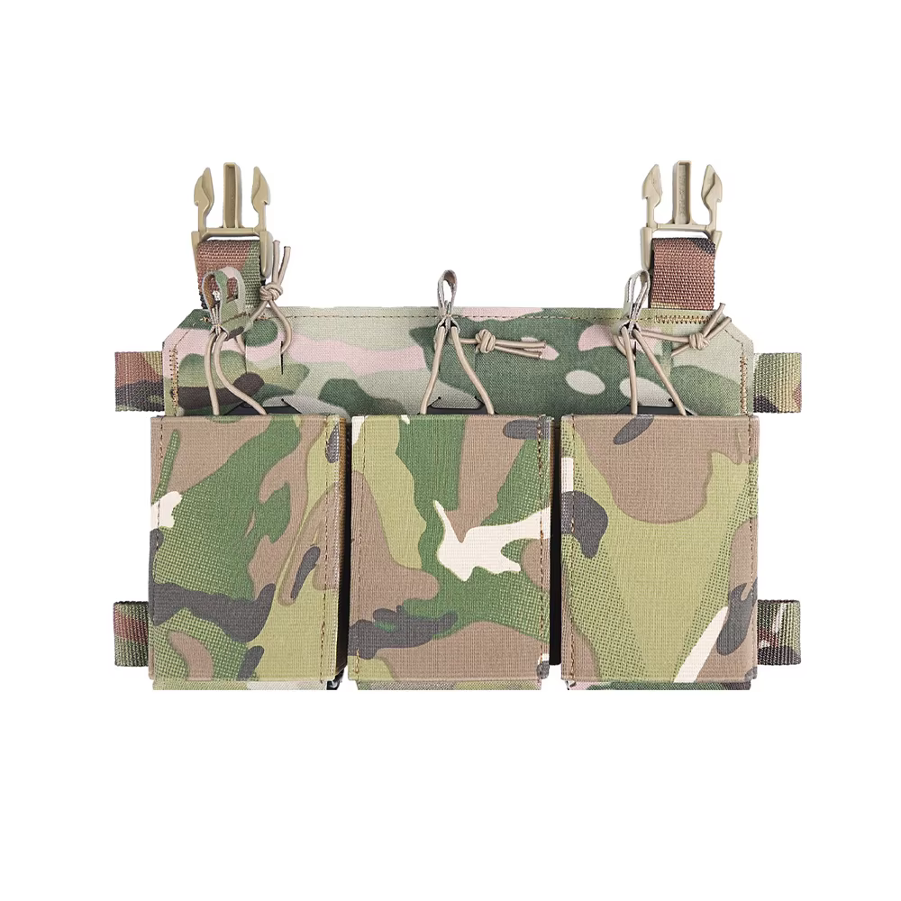 Bolsa táctica MOLLE triple para cargadores y herramientas Airsoft - imagen 5