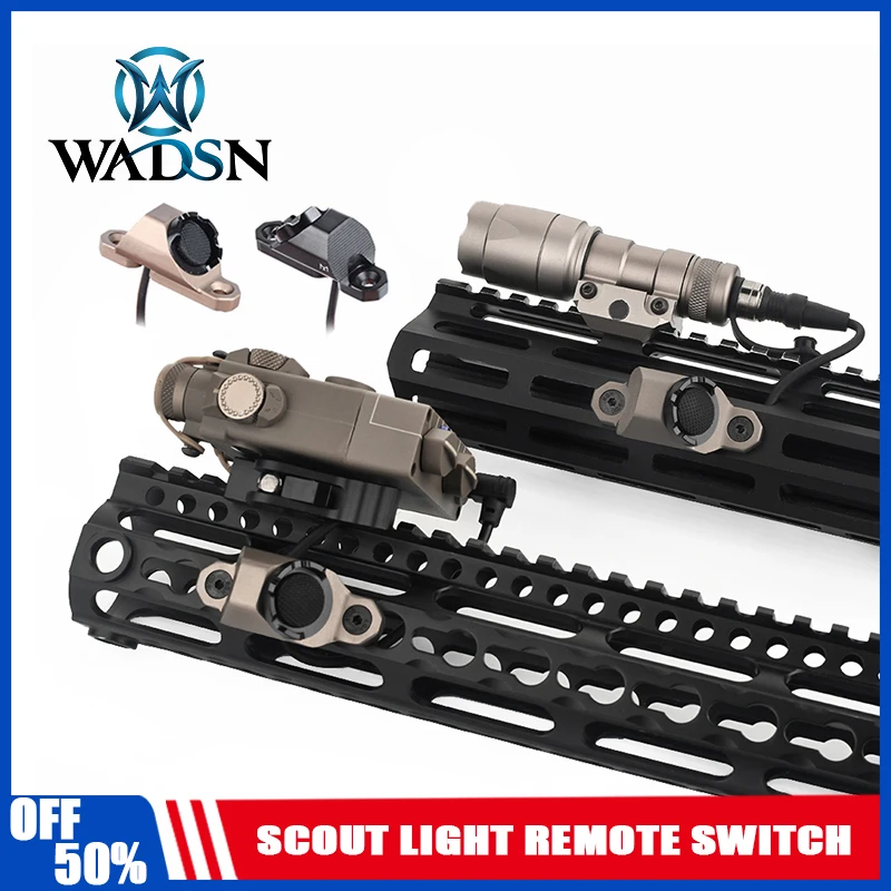 WADSN UN interruptor táctico de pulsador para Surefire M300/M600 - imagen 4