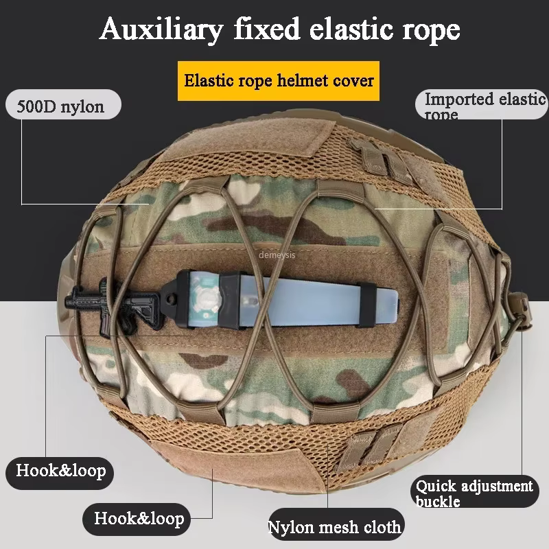 Funda Cover Casco FAST Táctica Airsoft Paintball - imagen 2
