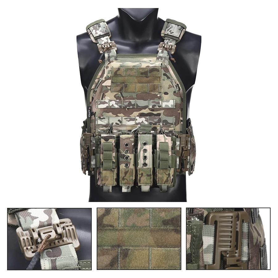 Uniforme táctico de seguridad ligero con hombros y cintura desmontables