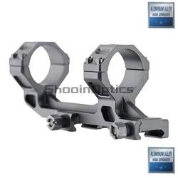 Shooin Optics Montaje de visor con base Picatinny y anillas tácticas