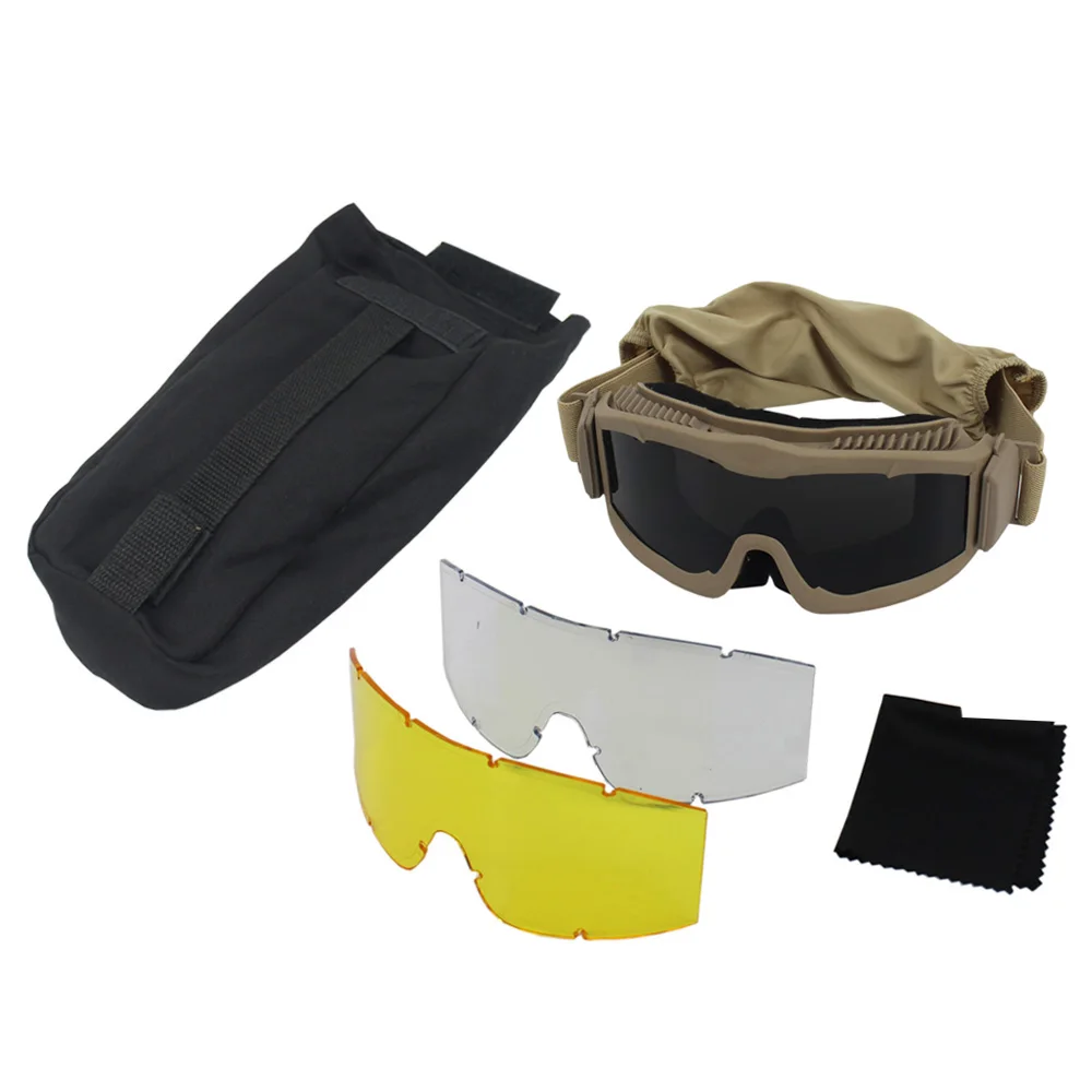 Gafas tácticas VULPO Airsoft Paintball antiniebla montaña y senderismo - imagen 3