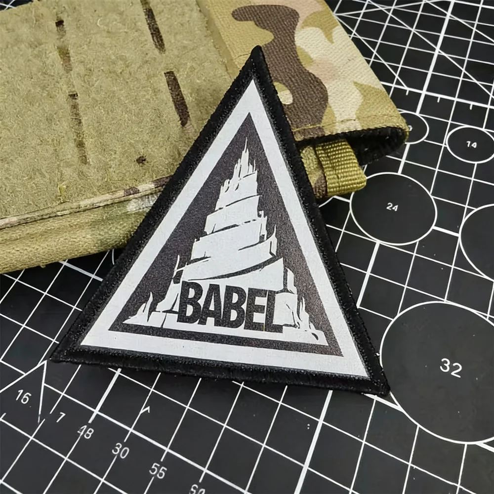 Arknights Parche táctico triangular Rhode Island Babel para ropa - imagen 3