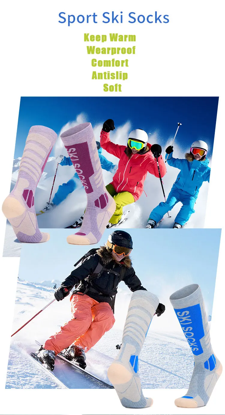 Calcetines térmicos lana Merino unisex para montaña e invierno - imagen 5